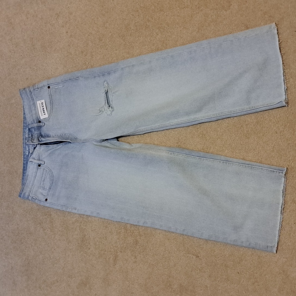 Old Navy Wide Leg Crop Jeans 6P